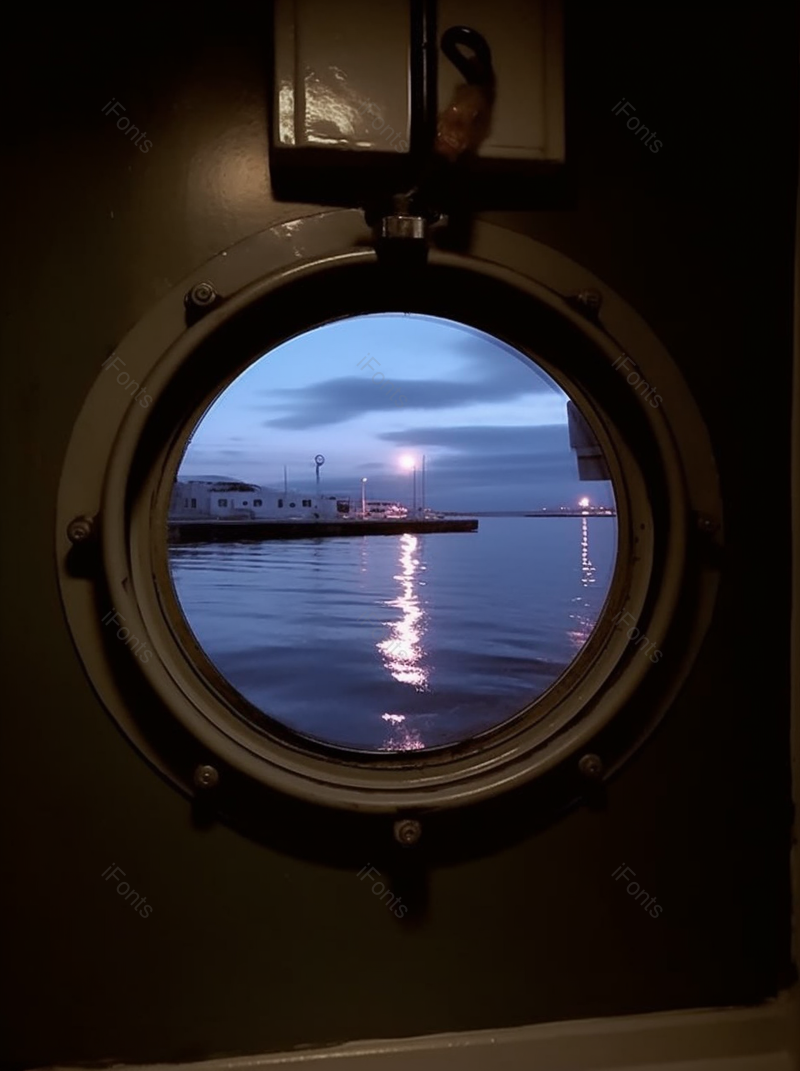 傍晚通过舷窗看码头夕阳晚霞背景图,高清,摄影图,摄影图片,图片大全,摄影图免费下载